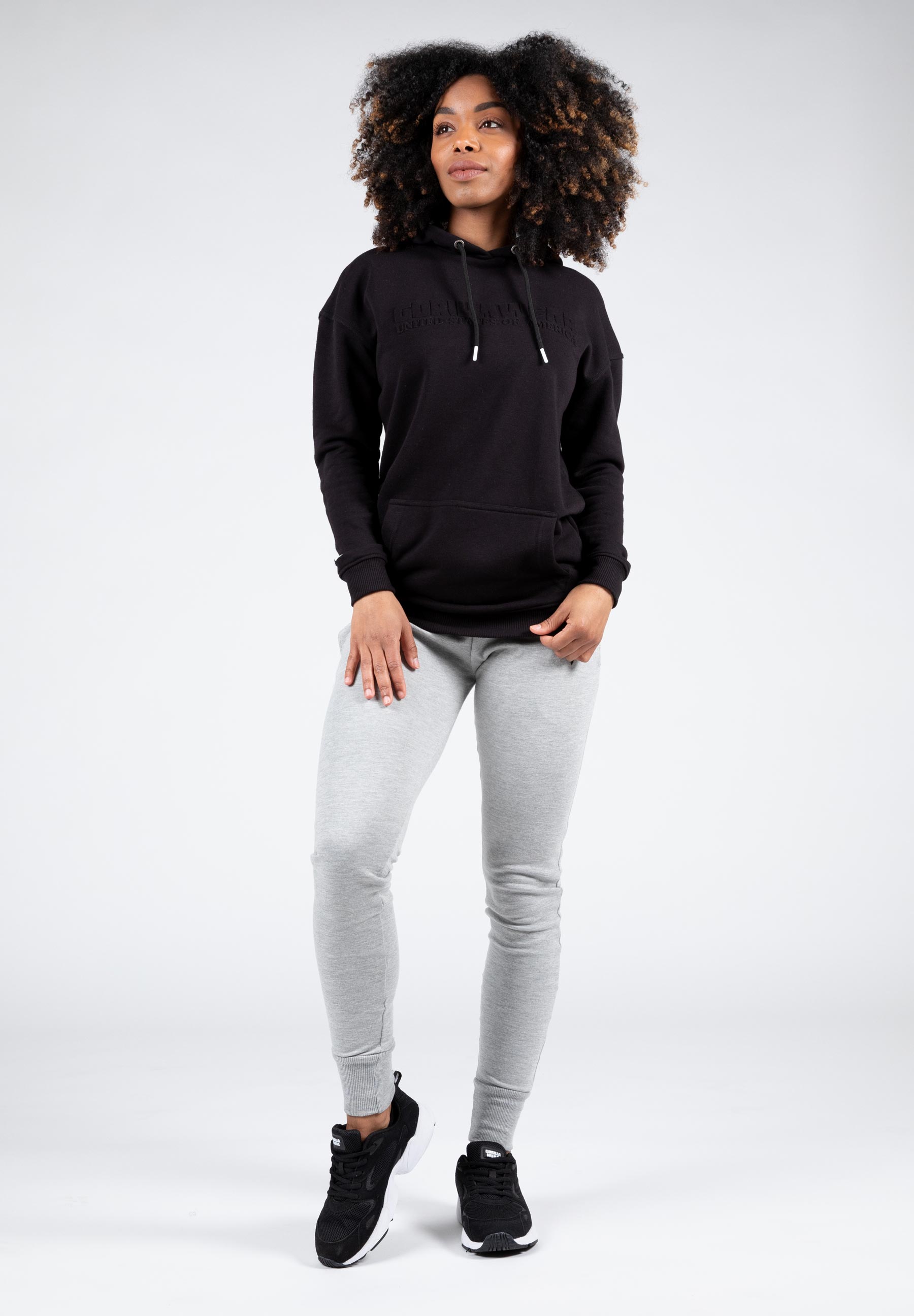 Crowley Oversized Women's Hoodie, black - 4