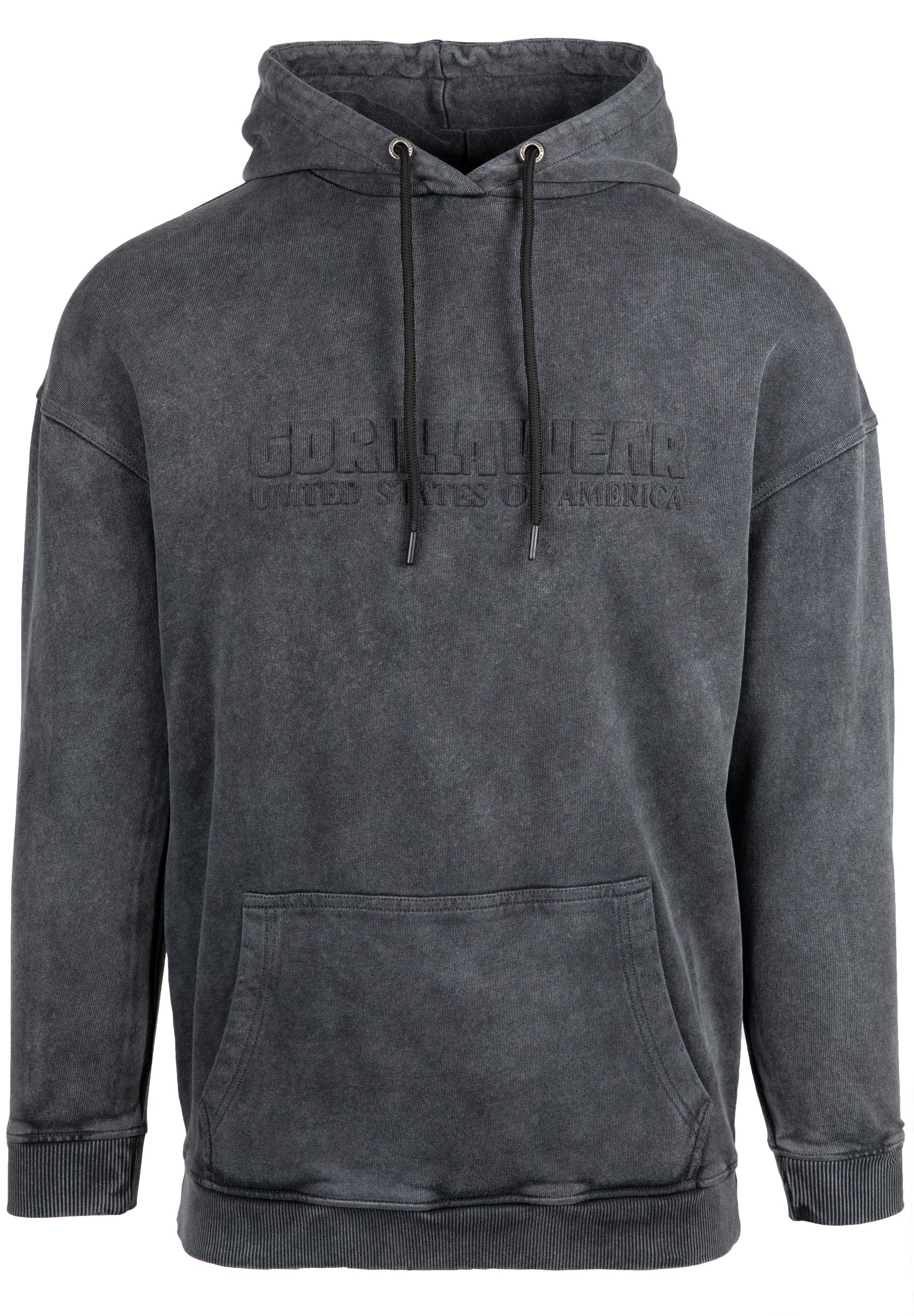 Crowley Oversized Women's Hoodie, washed grey - 5