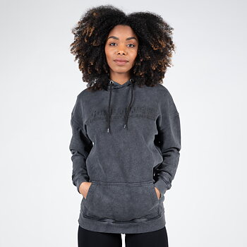Crowley Oversized Women's Hoodie, washed grey