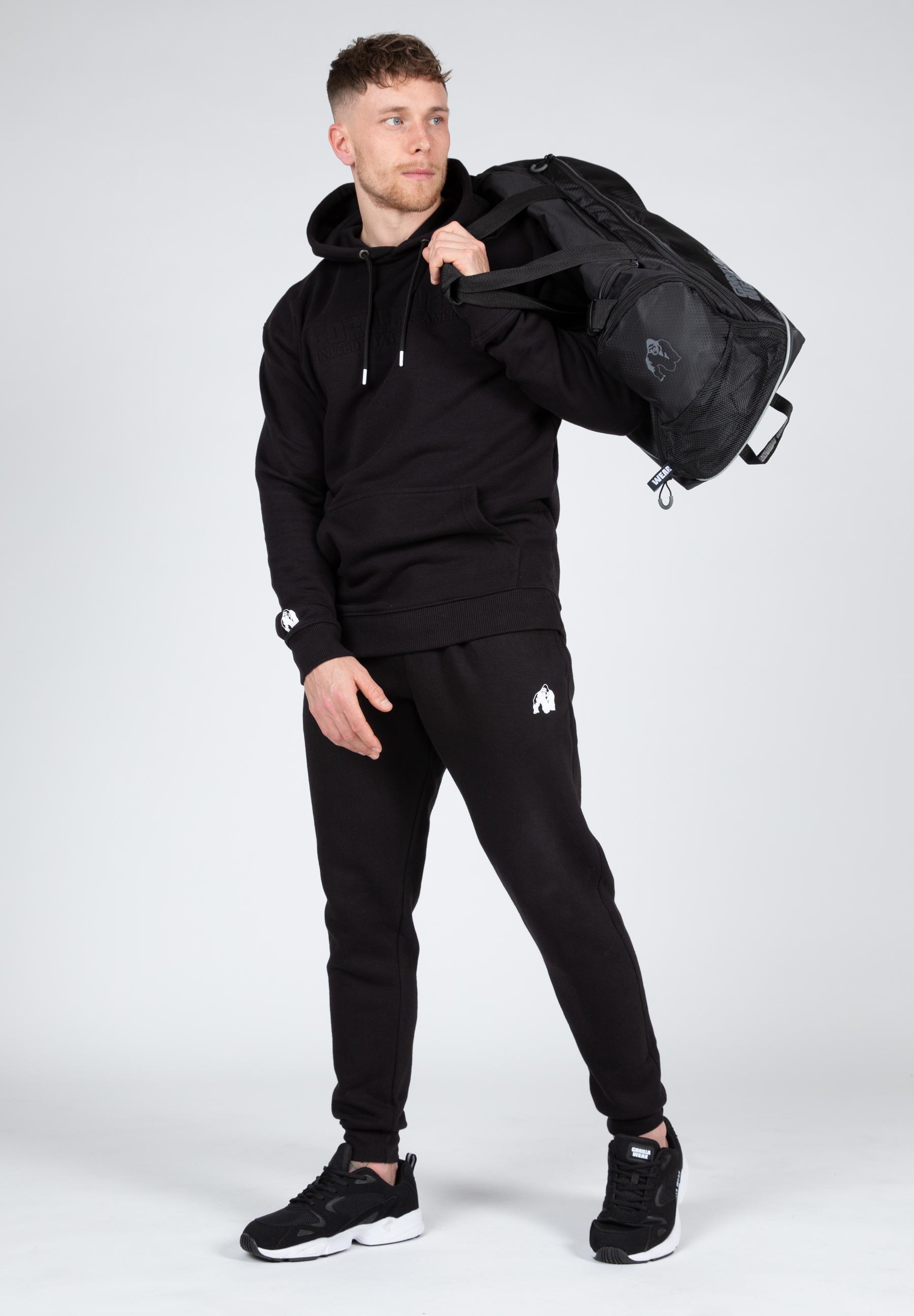 Crowley Oversized Men's Hoodie, black - 9