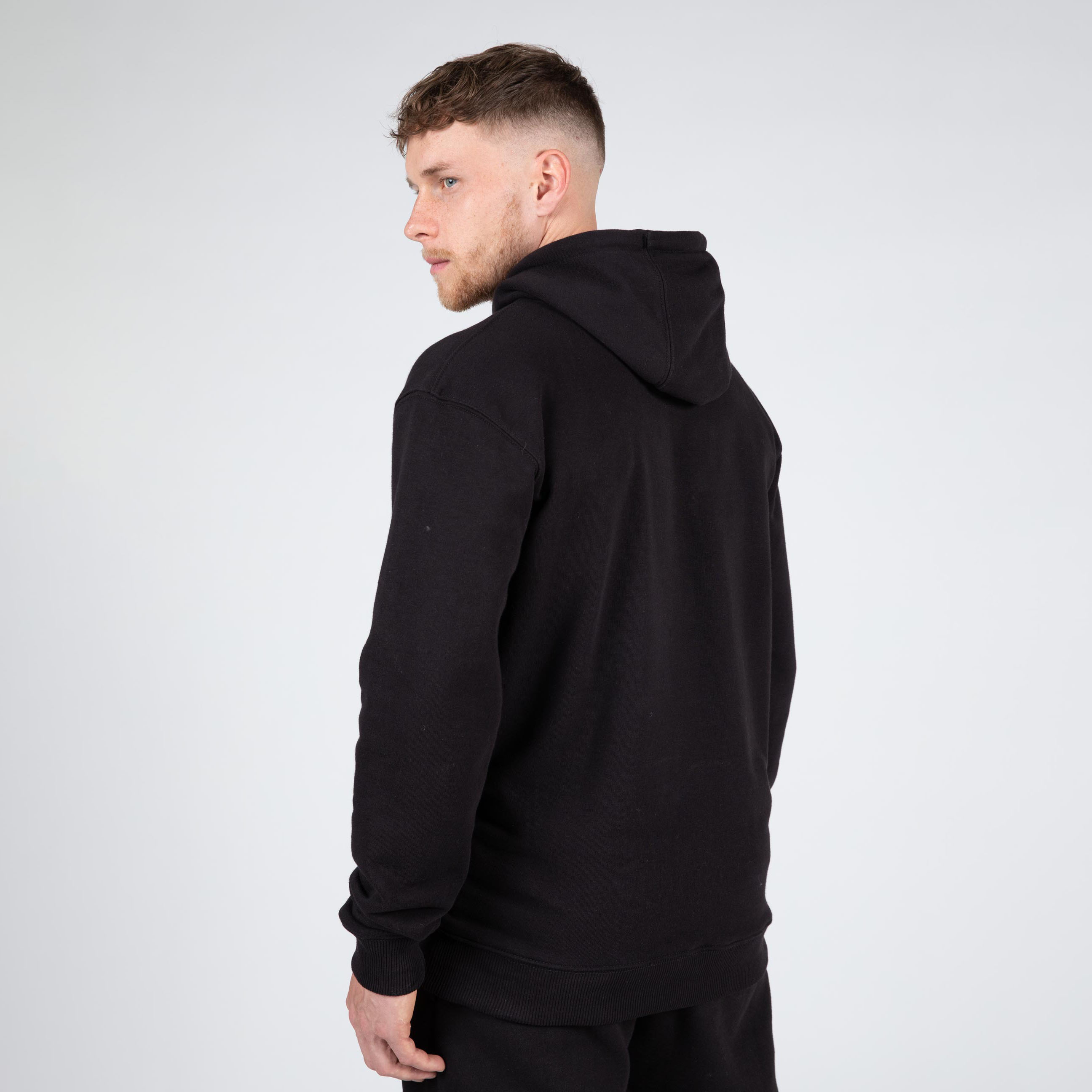 Crowley Oversized Men's Hoodie, black - 2