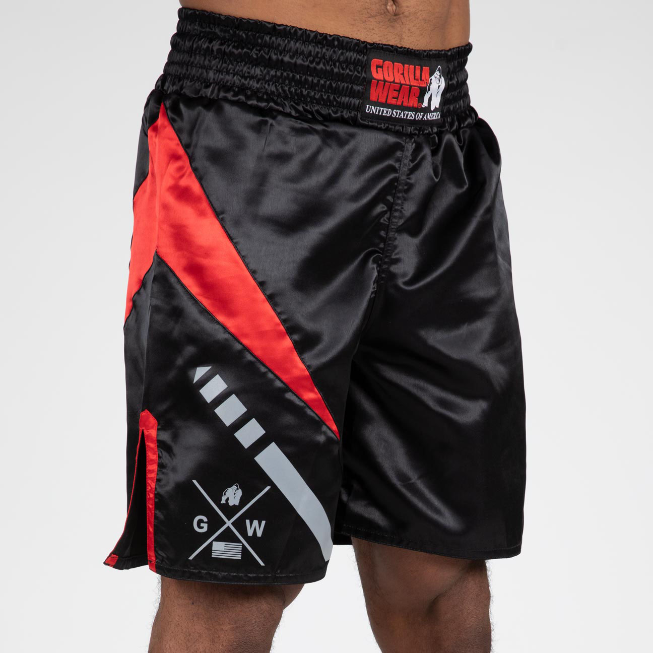 Hornell Boxing Shorts, black/red - 4