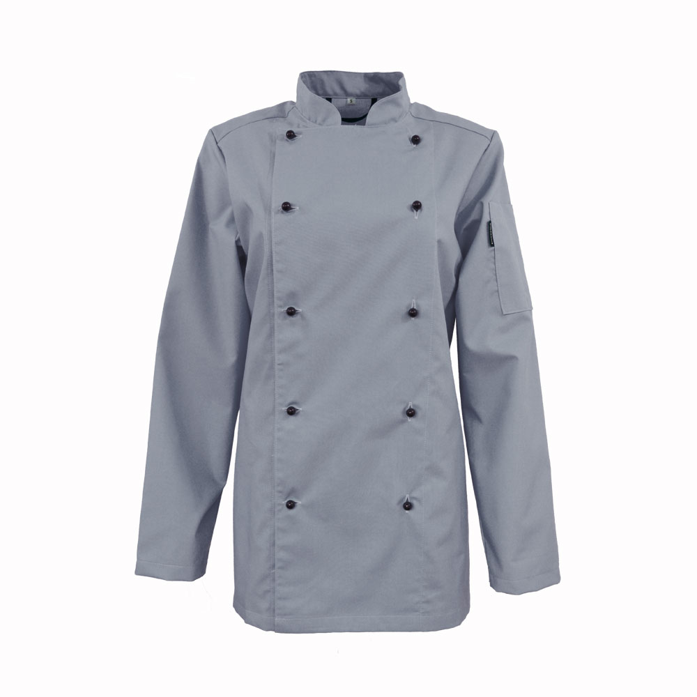 Kockrock Dam, lång ärm - 65/35% polyester/bomull - 5