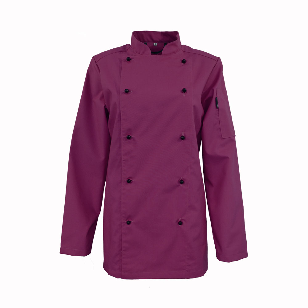 Kockrock Dam, lång ärm - 65/35% polyester/bomull - 4