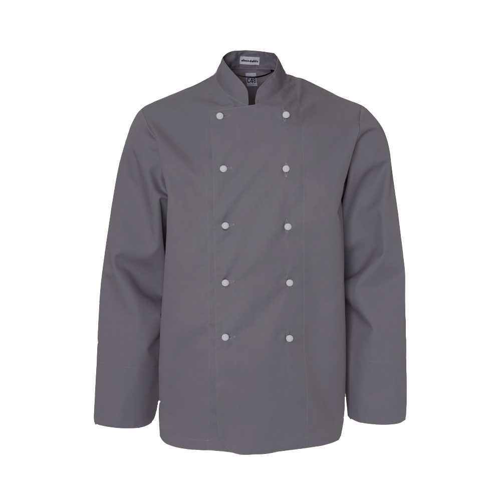 Kockrock Herr/Unisex, lång ärm, grå