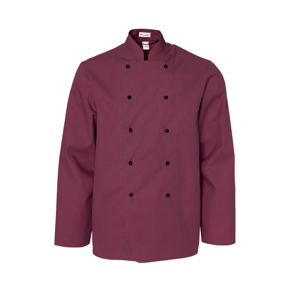 Kockrock Herr/Unisex, lång ärm, vinröd 