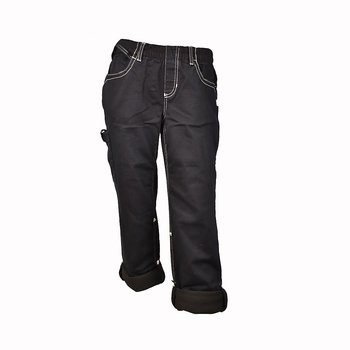 Resårjeans uppvikningsbara