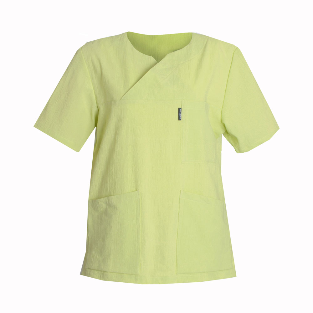 Bussarong Unisex, krinklad bomull - Lime
