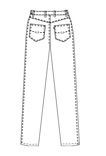 Jeans Dam -Khaki  - 2