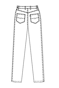 Jeans Dam -Khaki 