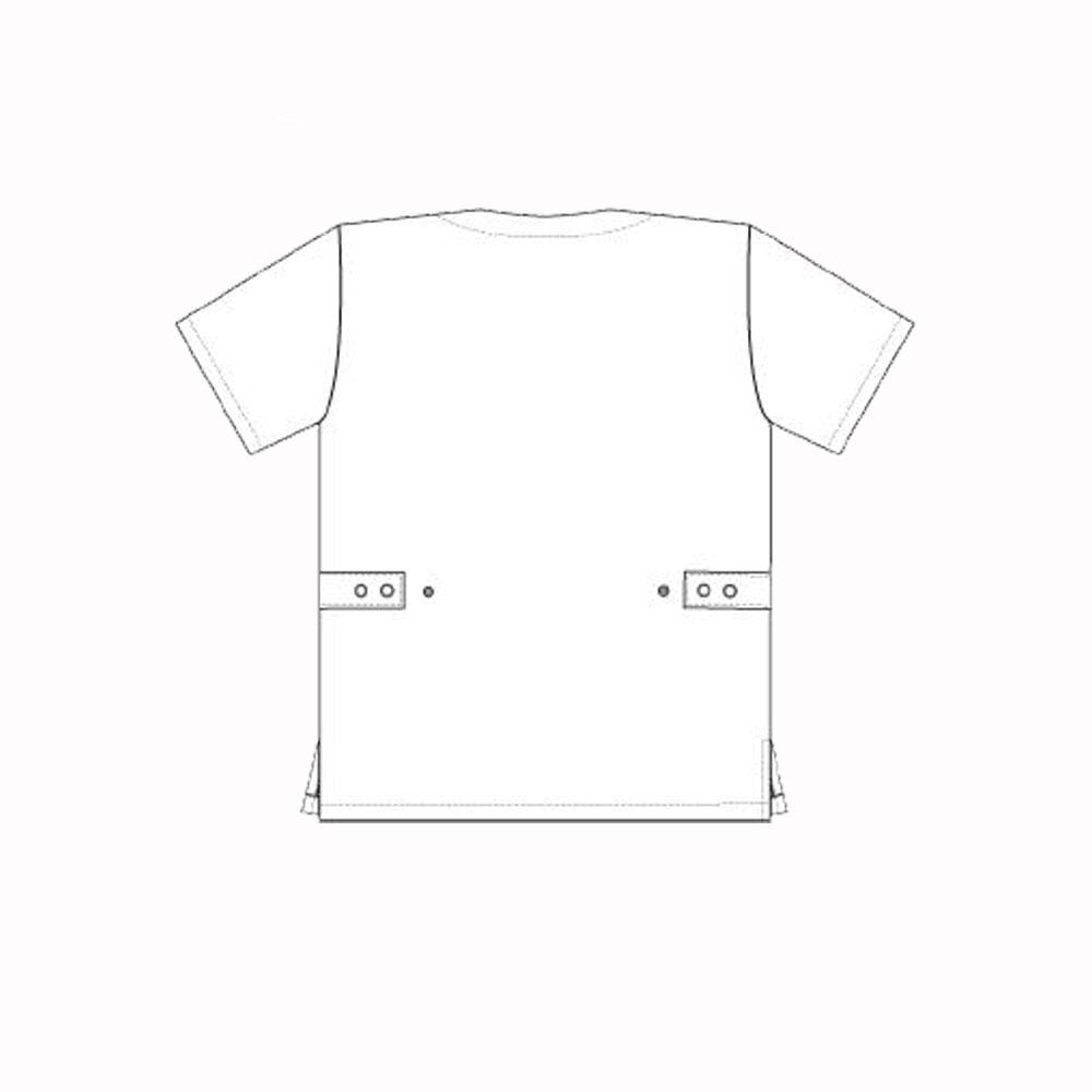 V-blus reglerbar midja - 4