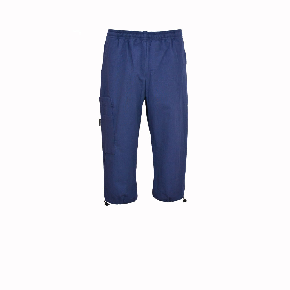 Capribyxa 3/4-längd Unisex, krinklad bomull - 3