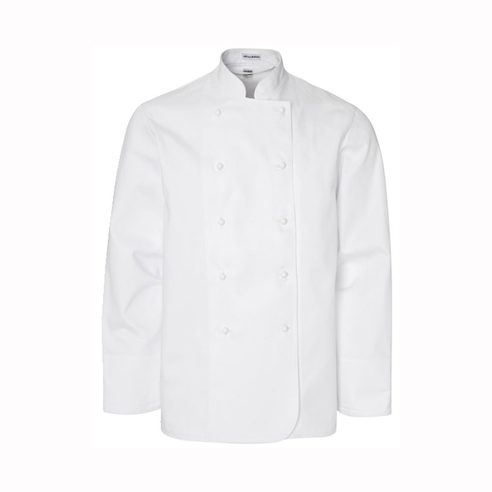 Kockrock Herr/Unisex, lång ärm, vit