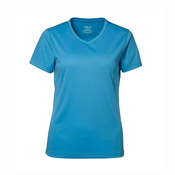 T-shirt i funktionsmaterial Dam