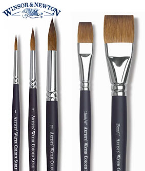 Akvarellpensel Winsor & Newton Sable Kolinsky Flat 1/4 - Artistica ..., حجم الصورة 283x335
