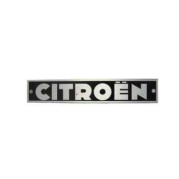 Citroënskylt för bakstötfångare
