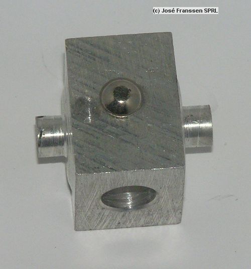Spindelmutter i aluminium till torpedlucka