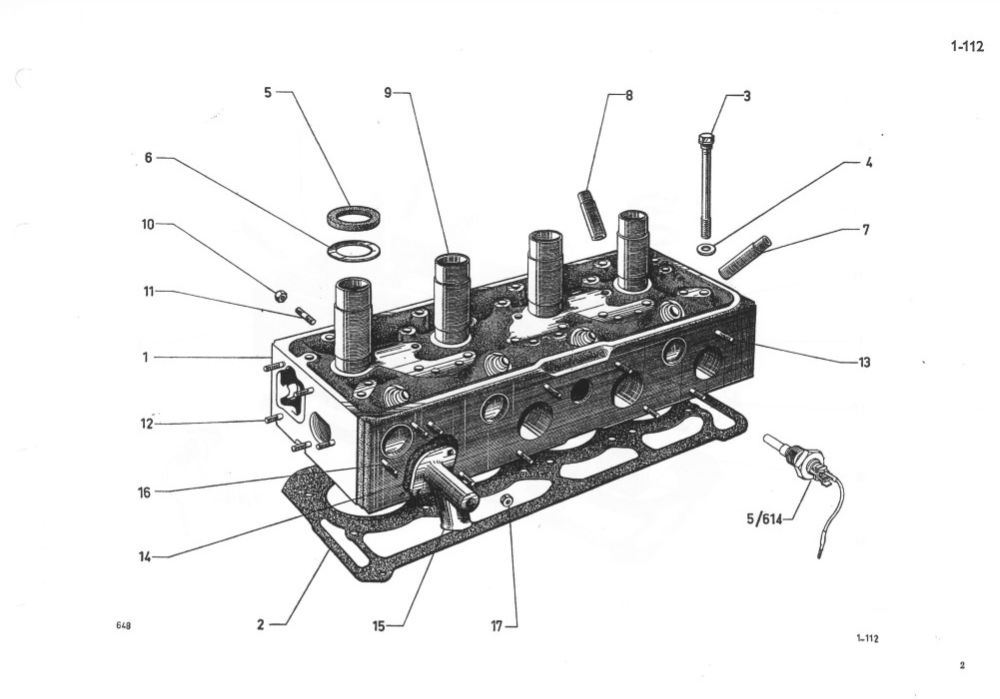 Topplock/ Cylinder head