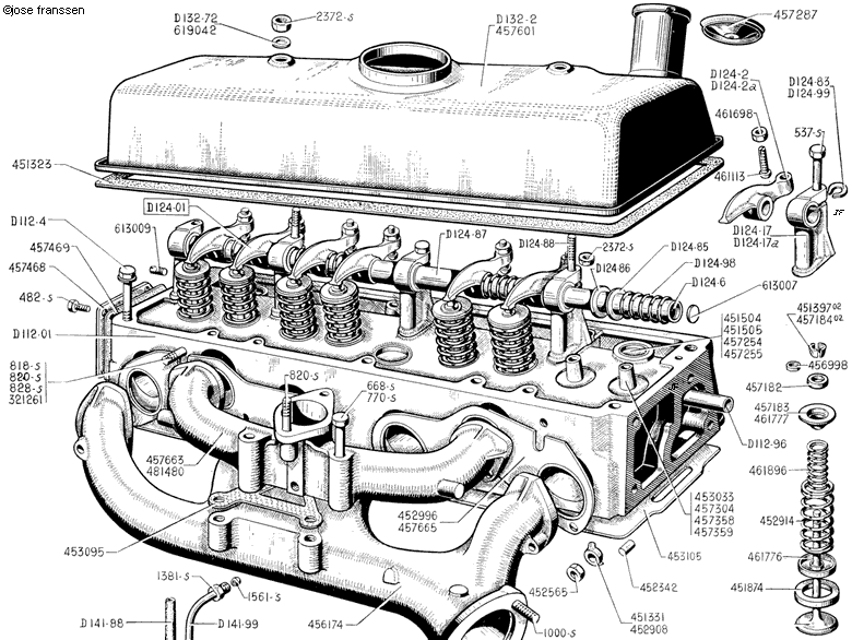 Cylinder huvud från 05-1955