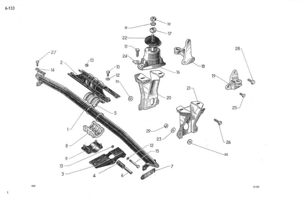 Motor och växellådsupphängning/ engine and transmission suspension