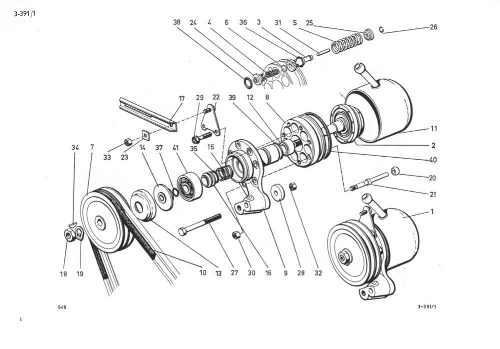 Matarkrets, tank, pump och regulator
