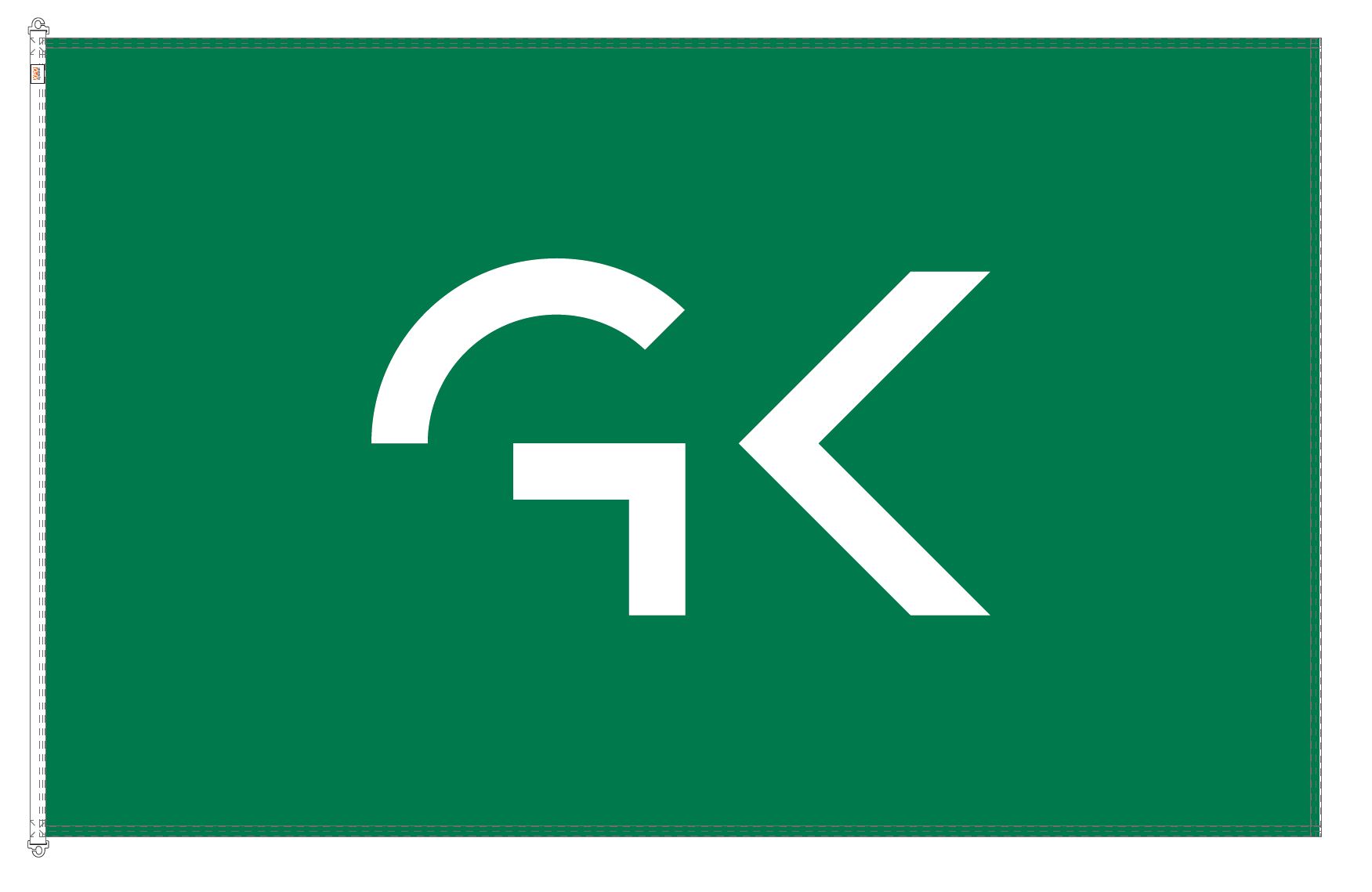 Flagga grön
