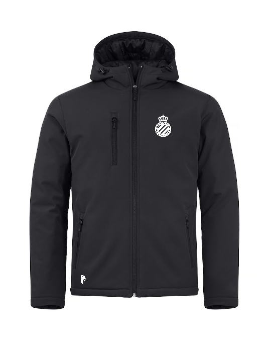 Vadderad softshell  svart