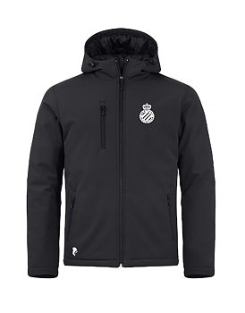 Vadderad softshell  svart