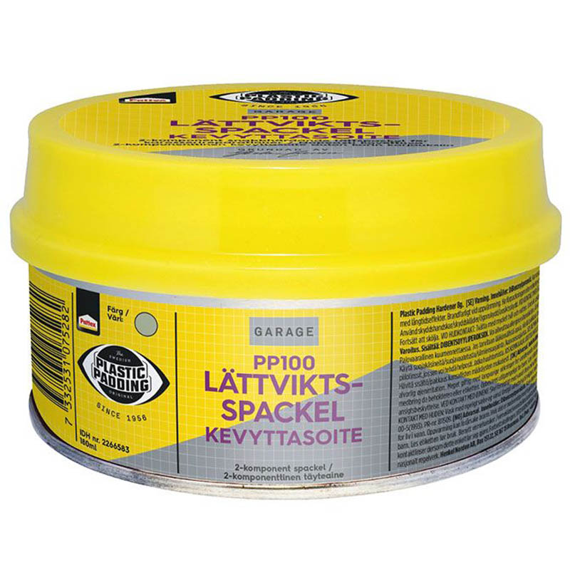 Lättviktsspackel Plastic Padding pp100, 180 ml