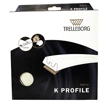Tätningslist k-list 24 m vit