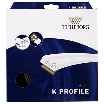 Tätningslist k-list 24 m brun