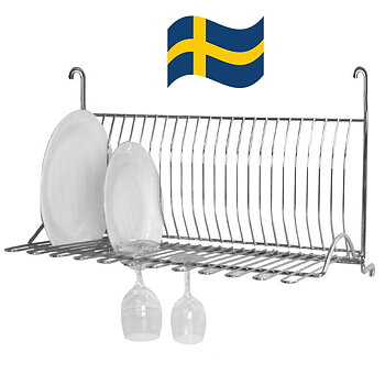Diskställ vägghängt förzinkad