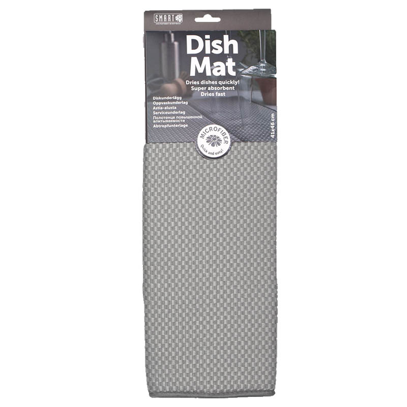 Diskunderlägg grå, microfiber