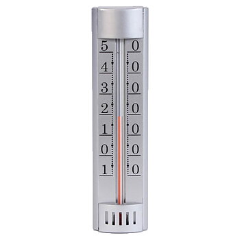 Termometer inne silver 106