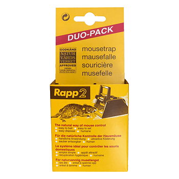 Musfälla rapp 2-pack Effektiv musfälla  
