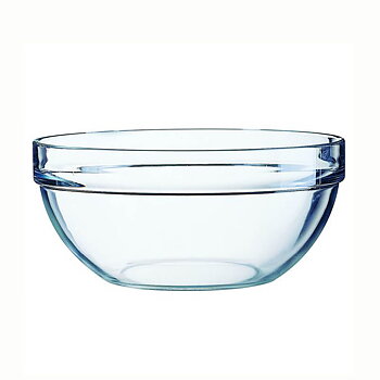 Stapelbar glasskål Ø20cm Volym 1,8 liter