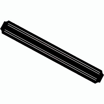 Magnetlist  / Knivlist, magnetisk knivhållare 38cm  svart 