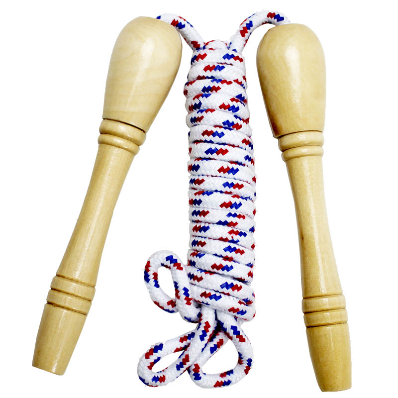 Hopprep 250cm med greppvänliga ergonomiska trähandtag.