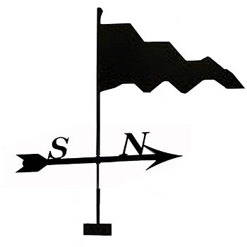 Vindflöjel vimpel