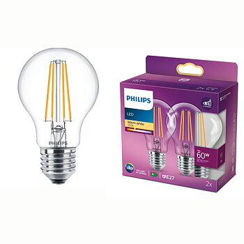 Philips Ledlampa normal  7w (60w) E27 2-p