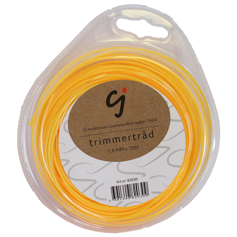 Trimmertråd 1,6 mm x 15 m. 
