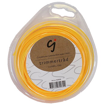 Trimmertråd 1,6 mm x 15 m. 