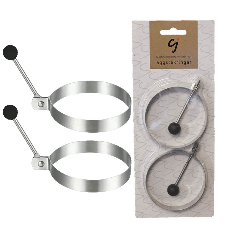 Äggstekringar äggringar 2-pack . - 2