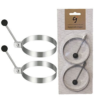 Äggstekringar äggringar 2-pack . 