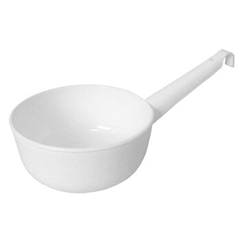 Vattenskopa vit plast, klassisk modell 7,5dl