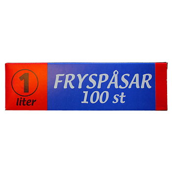 Fryspåsar 1 liter 100 st