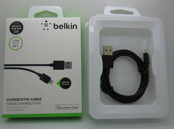 Original(564984534650 ) BELKIN 8-Pin Lightning to USB Sync Charger Cable for iPhone 5 5S 6 6plus 1,2M