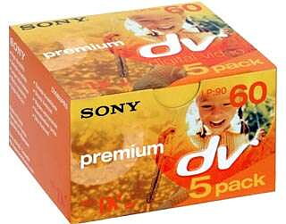 SONY mini DV Video Band för digital video kamera, 60 SP/90LP( 5 Pak)