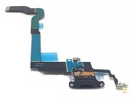 iPhone X, Lightning connector, audio flex cable, black, Laddkontakt