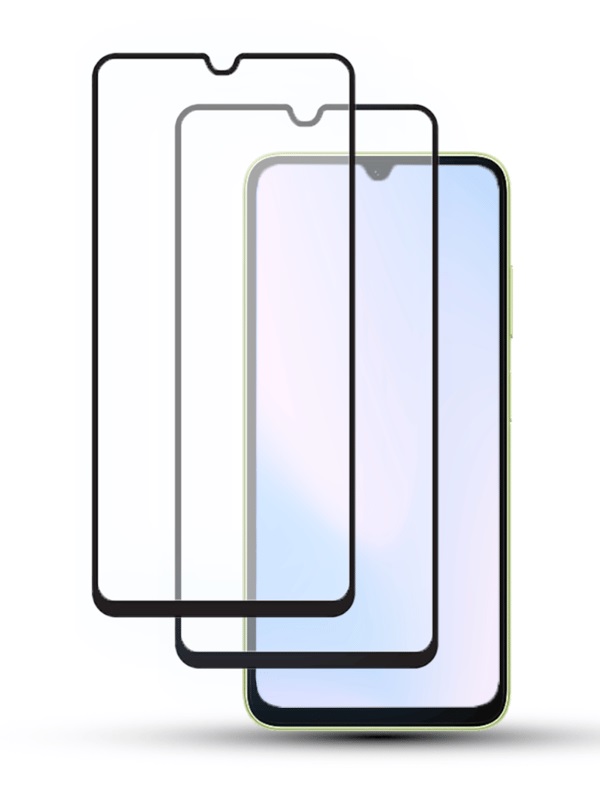 (7151155106 )2-Pack SAMSUNG A25 5G Skärmskydd - Härdat Glas 9H - Super kvalitet 3D